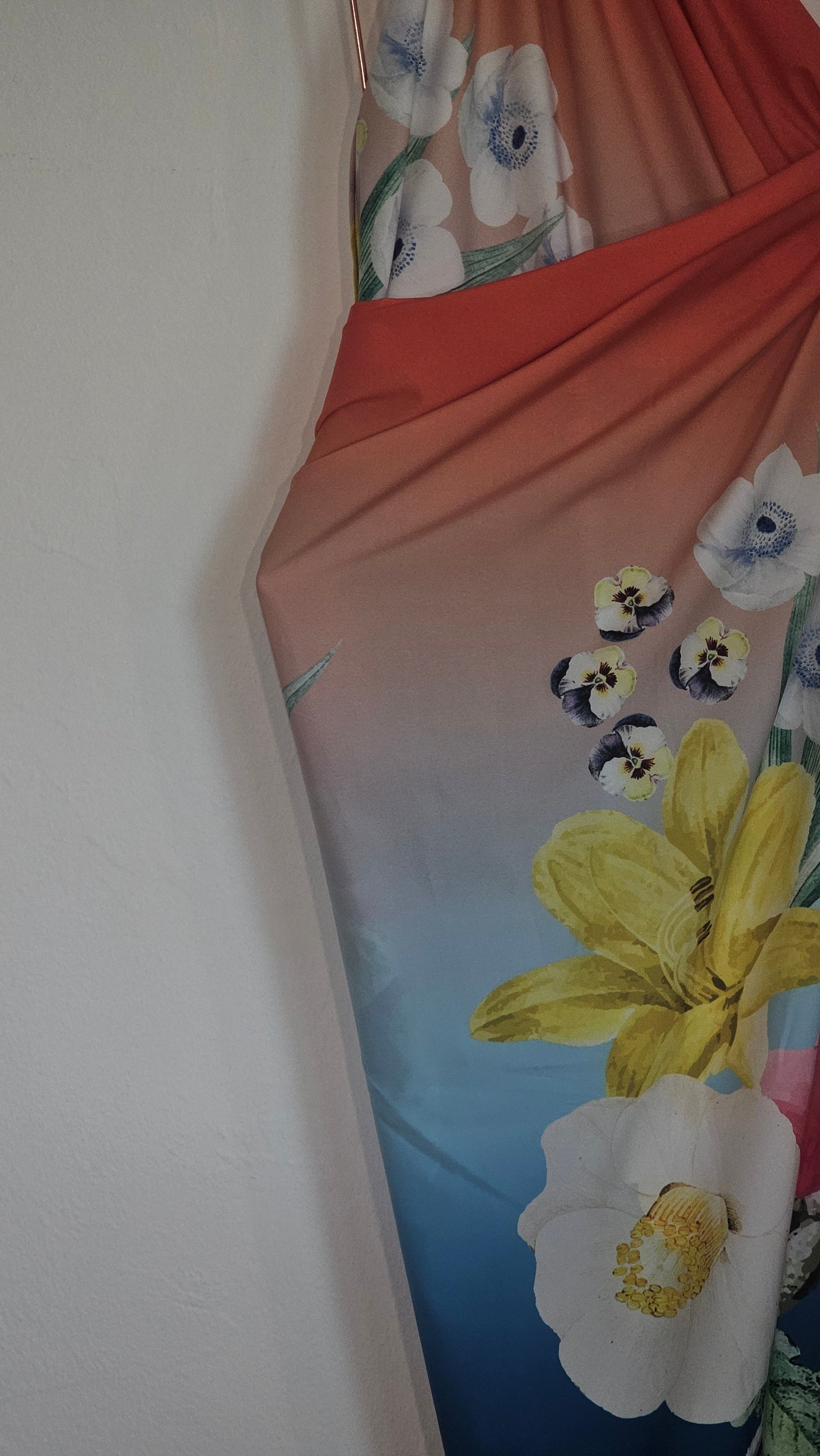 Maxi pareo Sunset flower