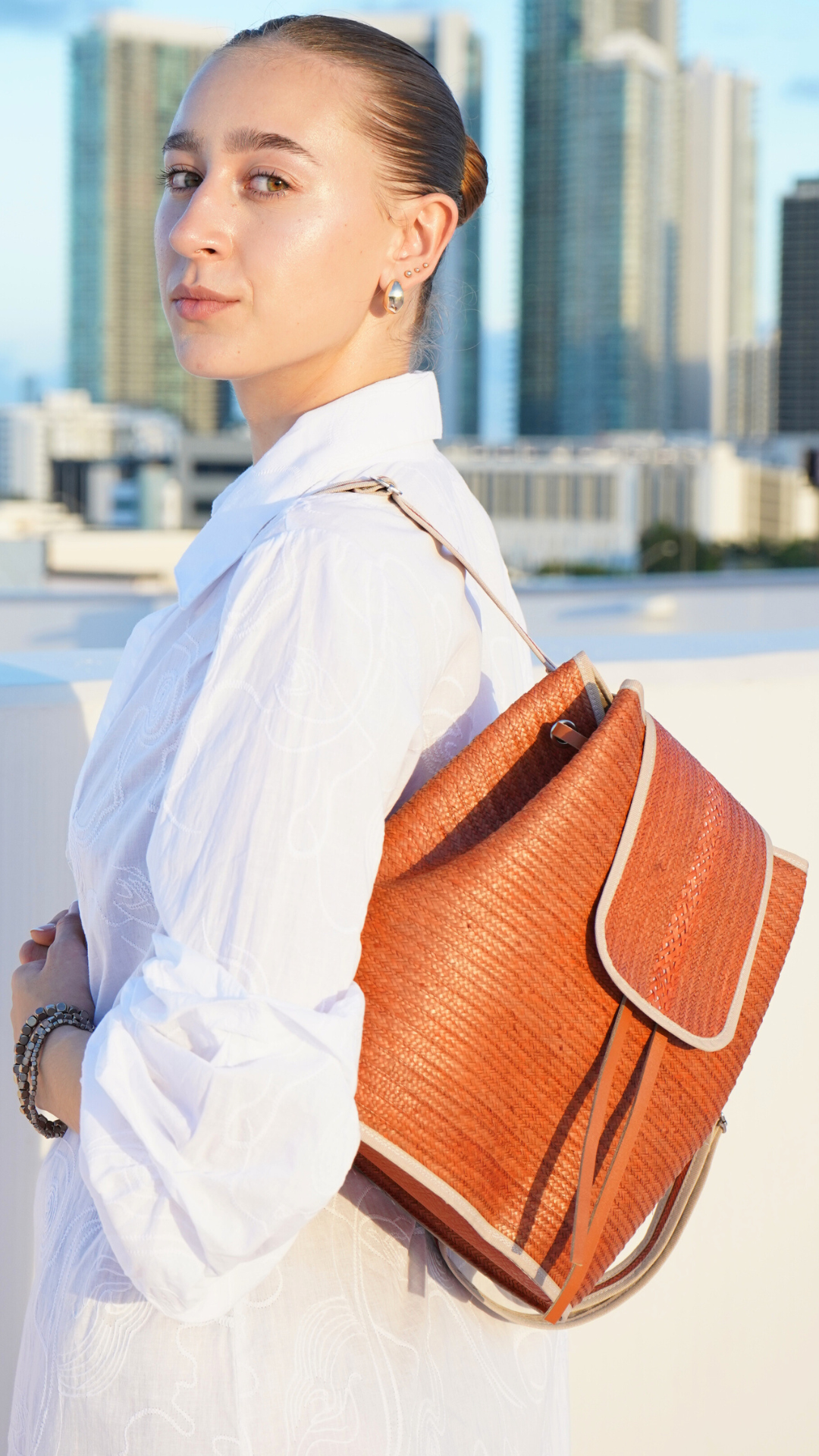 Backpack Cana Flecha & Leather