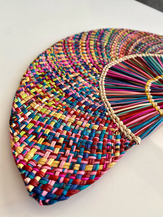 Iraca Palm Fan , sustainable fashion